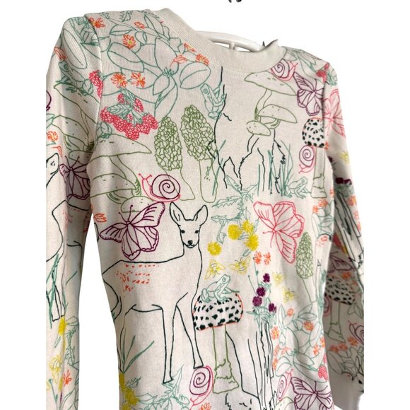 LL Bean Fitted PJ Set Size 5-6 Kids Silver Birch Organic Cotton NWT - Picture 6 of 7